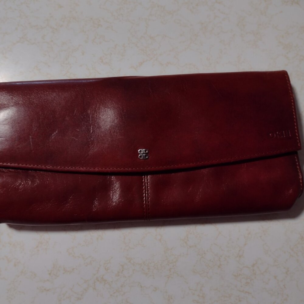 Rare Bosca Leather Cordovan Clutch, Made in Italy - Picture 15 of 15